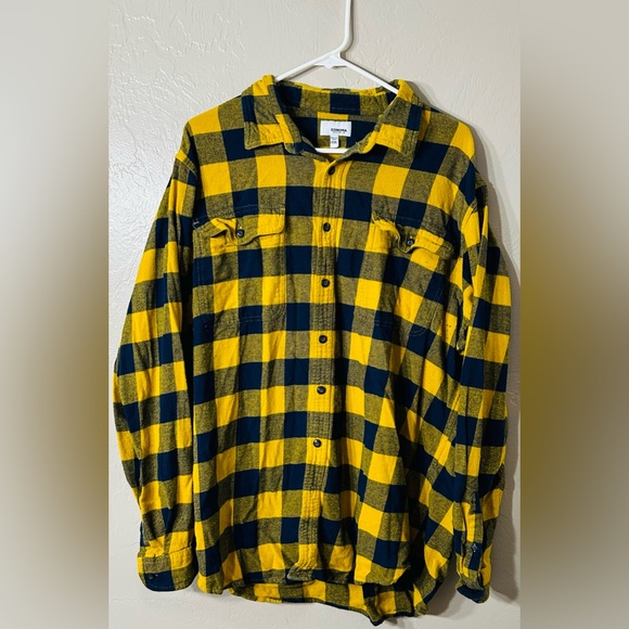 Sonoma Other - Sonoma Men's Bold Yellow and Black Flannel Shirt